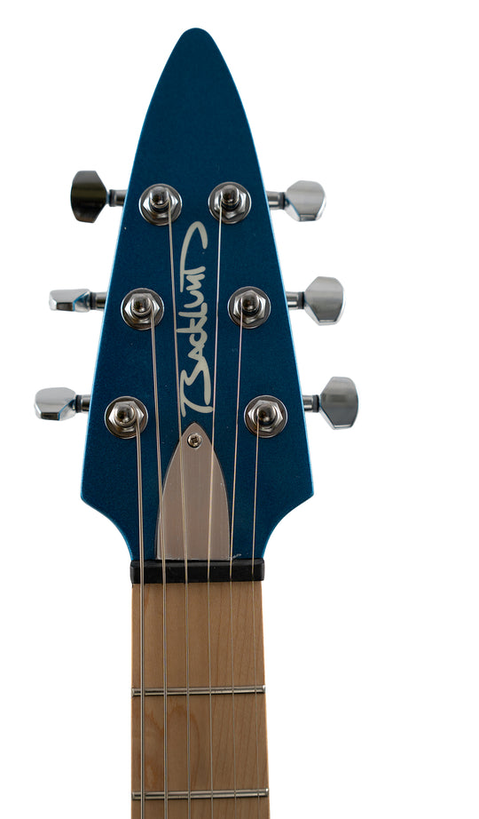 Backlund Super Vee Electric Guitar #color_blue-creme