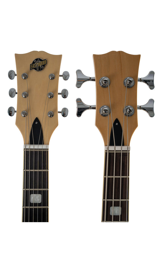 Eastwood Guitars Eastwood Doubleneck 4/6 Sunburst #color_black