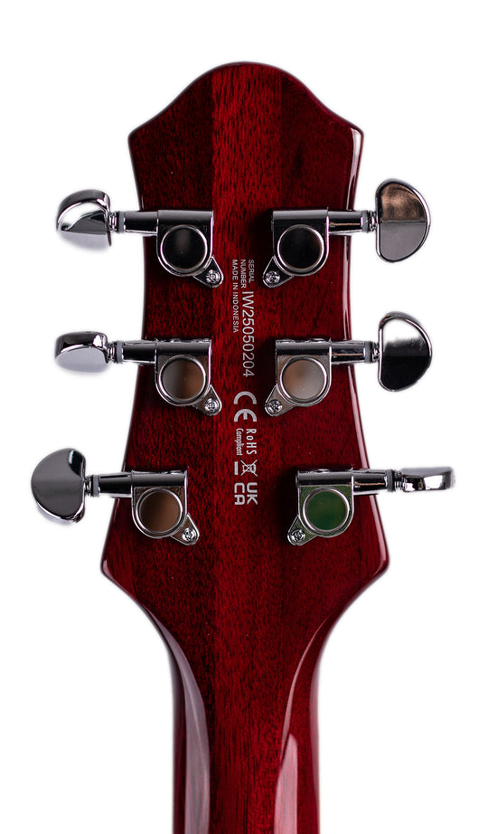 Eastwood Guitars Eastwood GP Black #color_dark-flamed-cherry