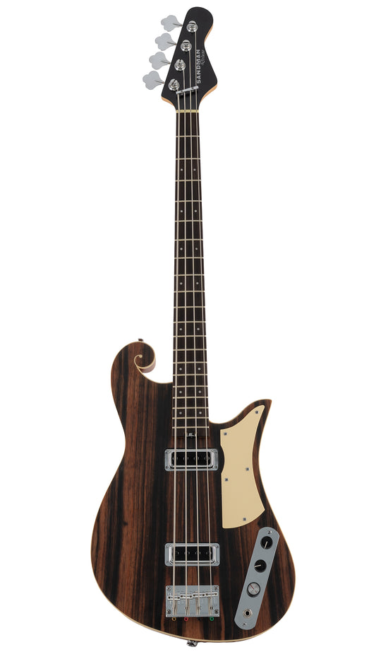Eastwood "The Sandman" Deluxe 4-String Bass #color_satin-walnut-stain