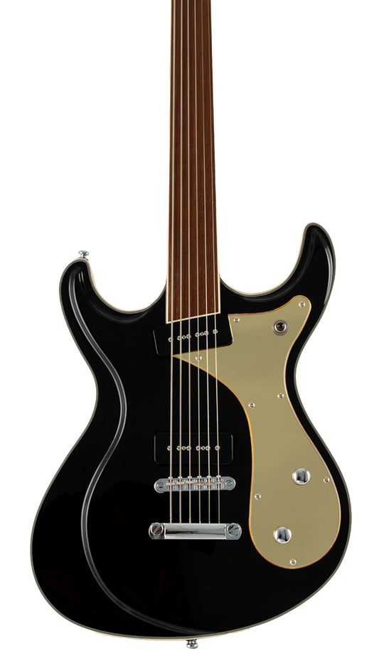 Eastwood Guitars Sidejack Baritone Fretless #color_black
