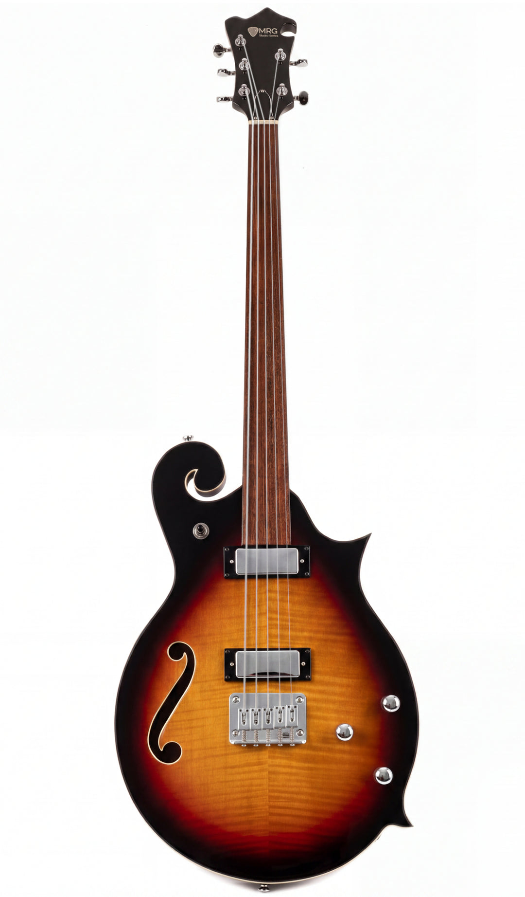 MRG Fretless 5-String Electric Cello Guitar #color_sunburst
