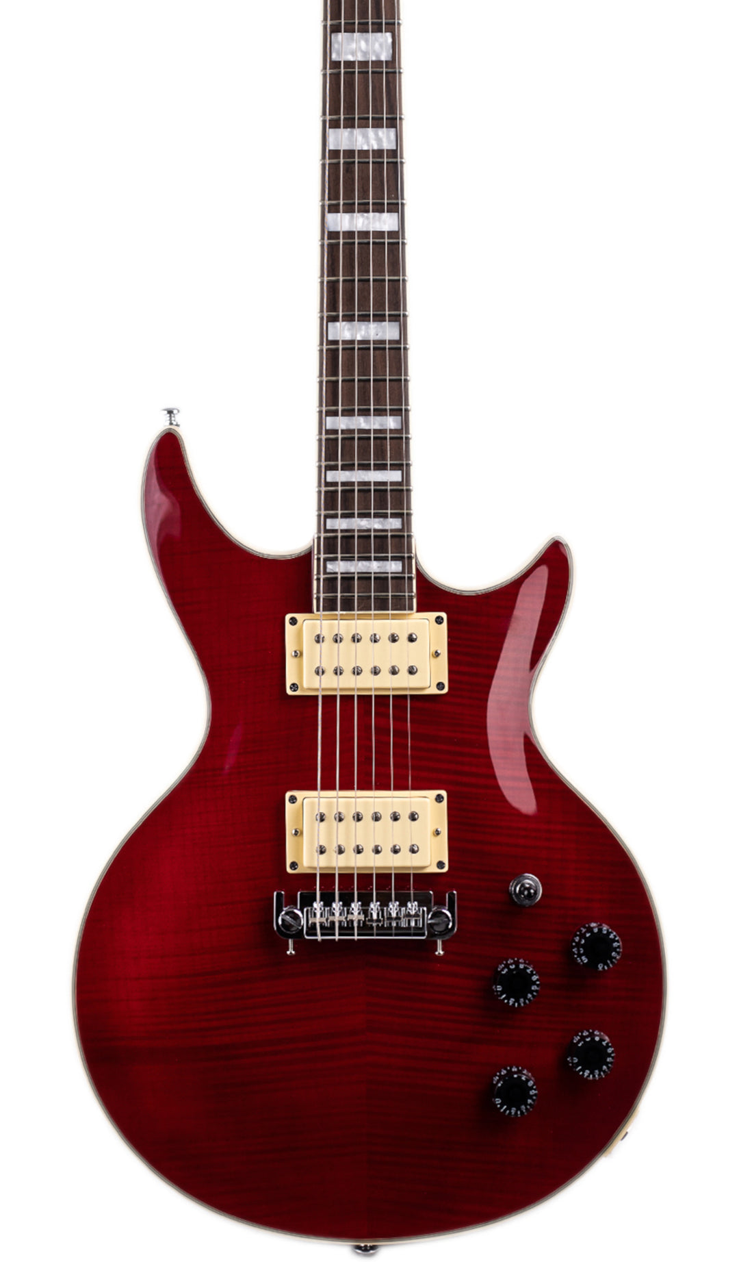 Eastwood Guitars Eastwood GP Black #color_dark-flamed-cherry