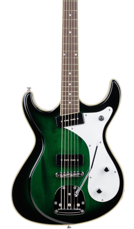 Eastwood Guitars Sidejack Baritone DLX Greenburst #color_greenburst