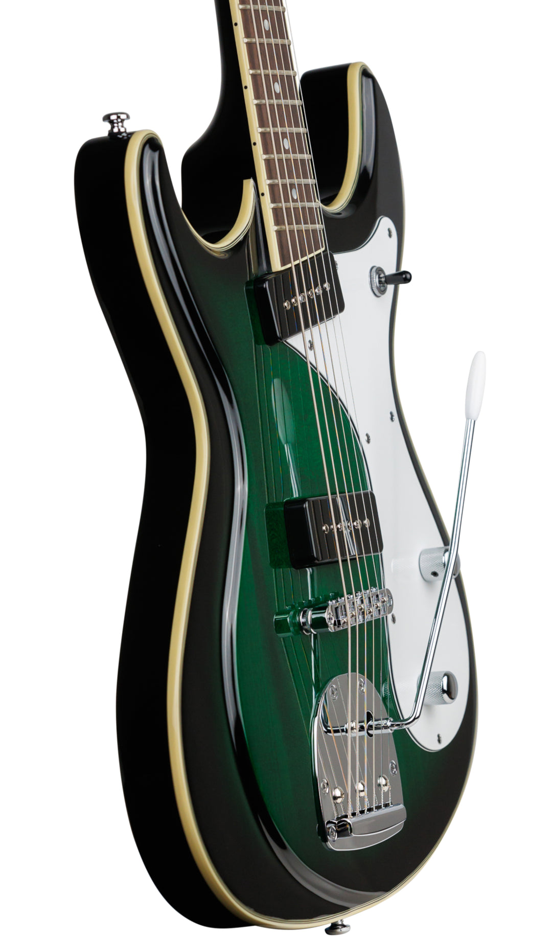 Eastwood Guitars Sidejack Baritone DLX Greenburst #color_greenburst