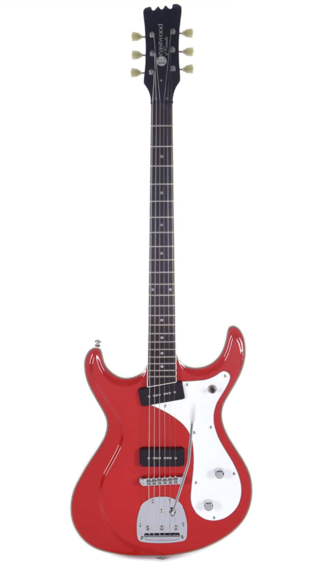Eastwood Guitars Sidejack Baritone DLX Red #color_red