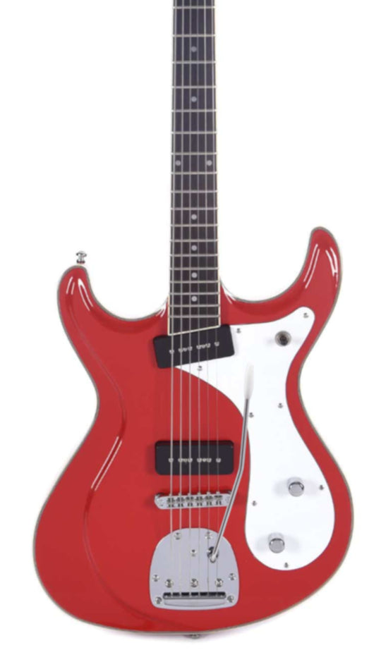 Eastwood Guitars Sidejack Baritone DLX Red #color_red