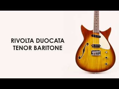 Rivolta Duocata Tenor Baritone Guitar #color_ambra-burst