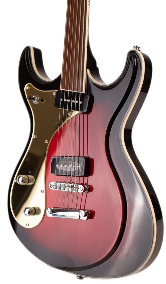 Sidejack Baritone Fretless LH #color_redburst