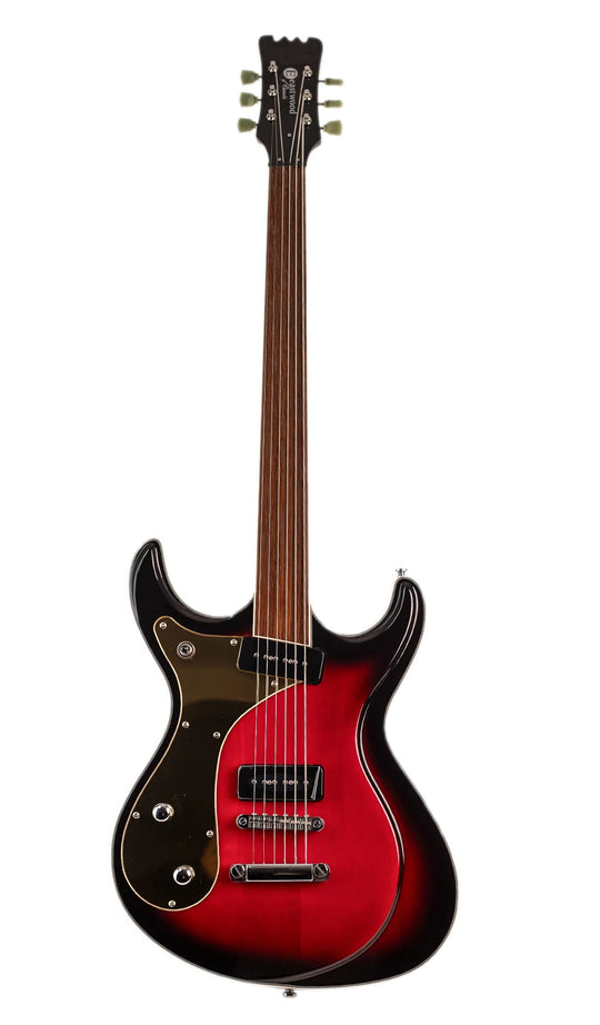 Sidejack Baritone Fretless LH #color_redburst