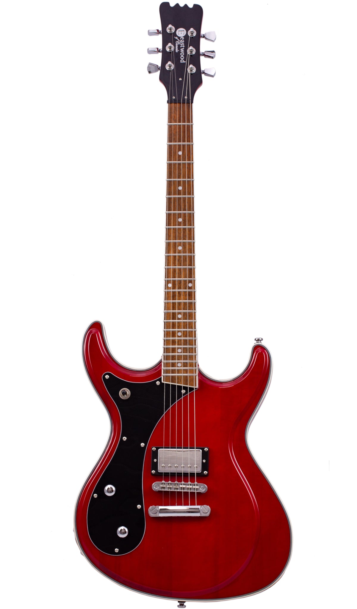 Eastwood Guitars Sidejack Standard HB1-LH #color_dark-cherry
