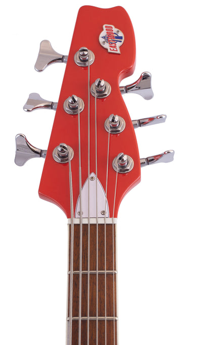 Eastwood TB64 6-String Bass STD #color_fiesta-red