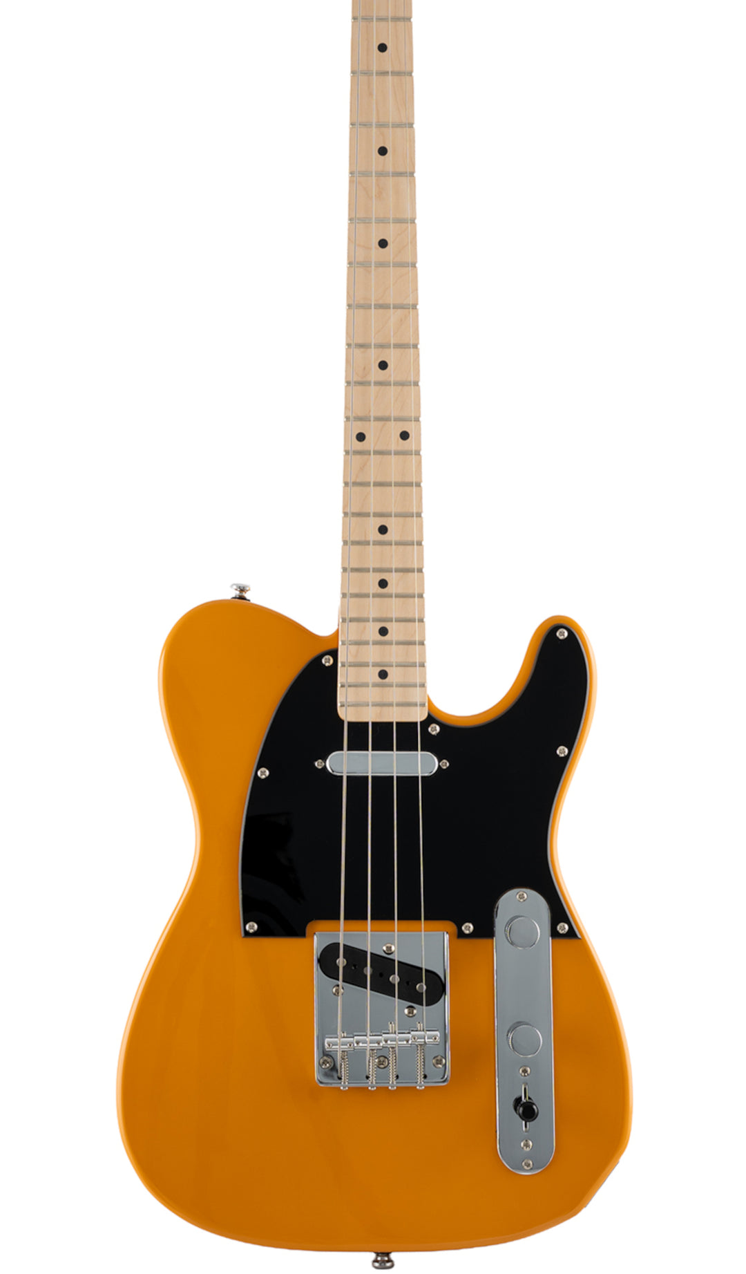 Eastwood Tenorcaster Baritone Electric Cello Guitar #color_butterscotch