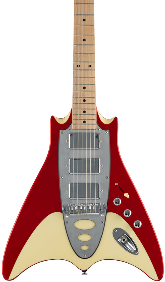 Backlund Super Vee Electric Guitar #color_red-creme