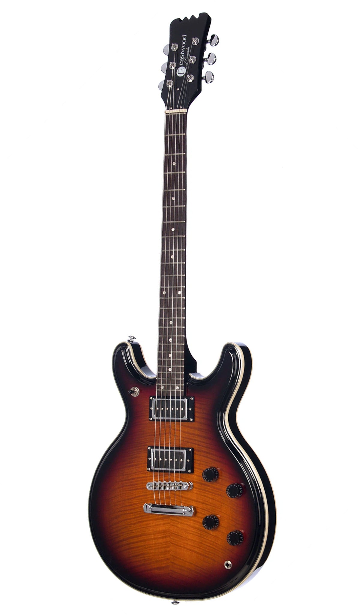 Eastwood Guitars Black Widow FL Sunburst #color_fl-sunburst