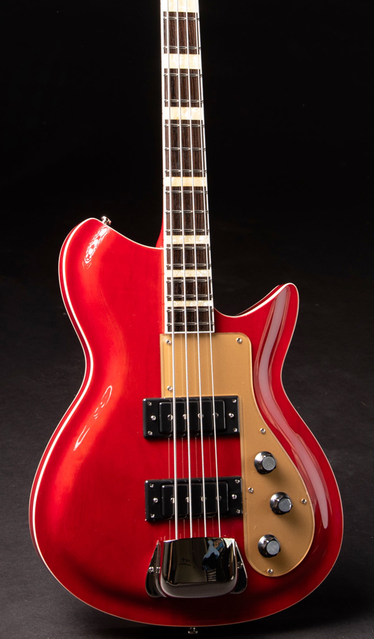 Eastwood Guitars Rivolta Combinata Bass VII Rosso Red #color_rosso-red