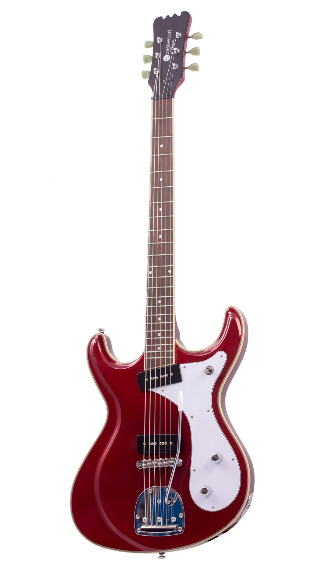 Eastwood Guitars Sidejack Baritone DLX Red #color_red